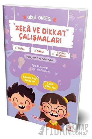 Okul Öncesi Zeka ve Dikkat Çalışmaları Seti (12 Kitap) Oğuzhan Sulubey