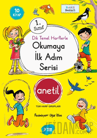 Okumaya İlk Adım Serisi Anetil Düz Yazı (10 Kitap) Kolektif