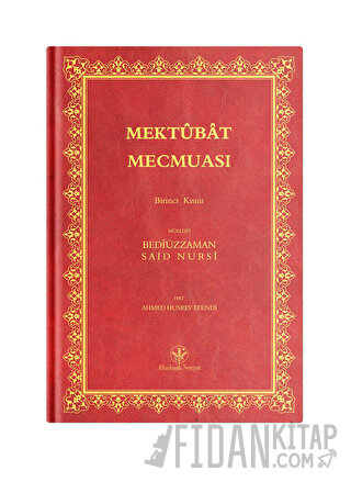 Orta Boy Mektubat - 1 Mecmuası (Mukayeseli) (Ciltli) Bediüzzaman Said 