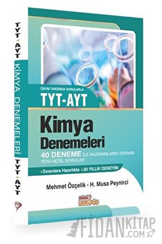 ÖSYM Tarzı Sorularla TYT- AYT Kimya Denemeleri H. Musa Peynirci