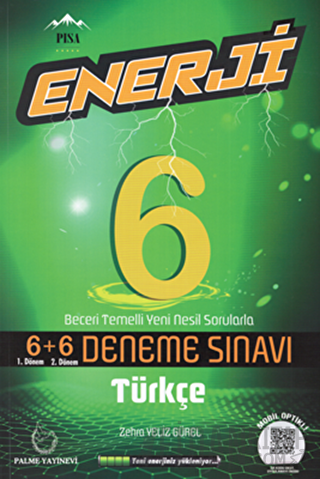 Palme 6. Sınıf Enerji Türkçe 6+6 Deneme Sınavı Zehra Yeliz Gürel