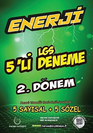 Palme 8. Sınıf Enerji LGS 2. Dönem 5'li Deneme Kolektif