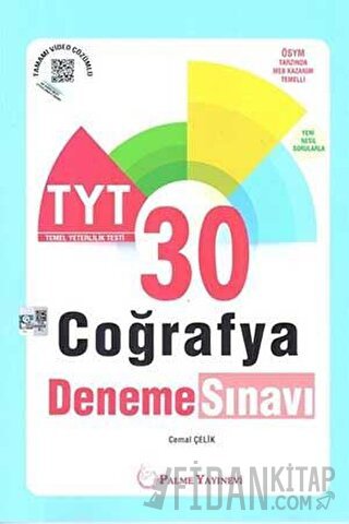 Palme YKS TYT Coğrafya 30 Deneme Sınavı Cemal Çelik