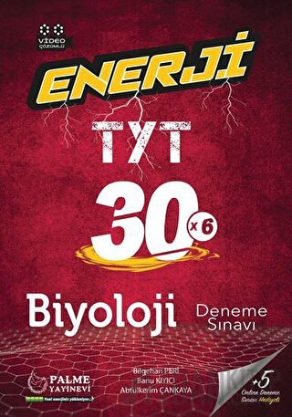 Palme YKS TYT Enerji Biyoloji 30 Deneme Sınavı Video Çözümlü Abtulkeri