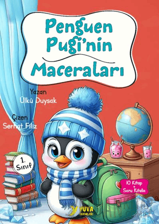 Penguen Pugi'nin Maceraları (10 Kitap) Ülkü Duysak