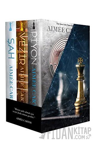 Piyon - Vezir - Şah Üçlemesi Kutulu Set (3 Kitap) (Ciltli) Aimee Carte