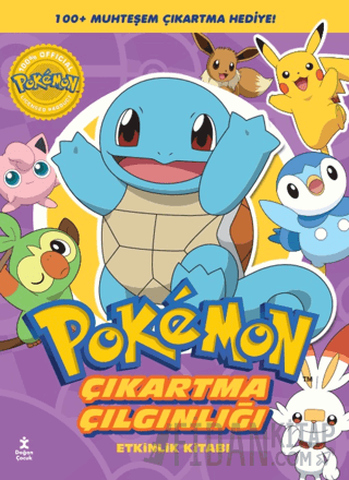 Pokemon - Squirtle Çıkartma Çılgınlığı Etkinlik Kitabı Kolektif