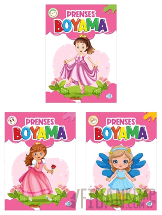 Prenses Boyama Kitabı (3 Kitap) Kolektif