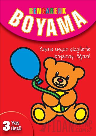 Rengarenk Boyama - 3 Yaş Üstü - Kırmızı Kitap Kolektif