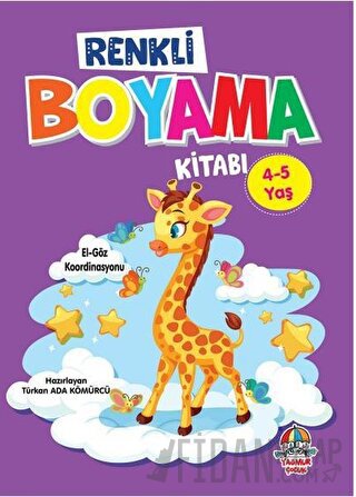 Renkli Boyama Kitabı Türkan Ada Kömürcü