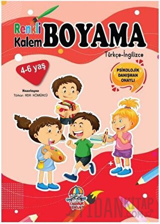 Renkli Kalem Boyama / Çocuklar Türkan Ada Kömürcü