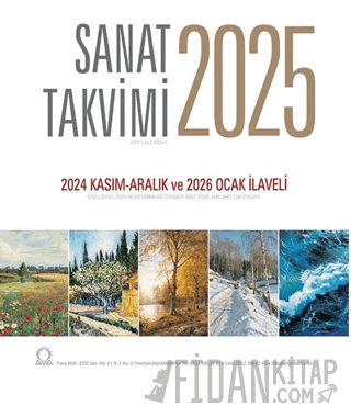 Sanat Takvimi 2025 Duvar Takvimi Kolektif