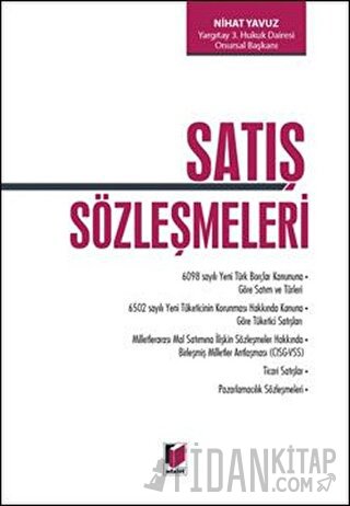 Satış Sözleşmeleri (Ciltli) Nihat Yavuz