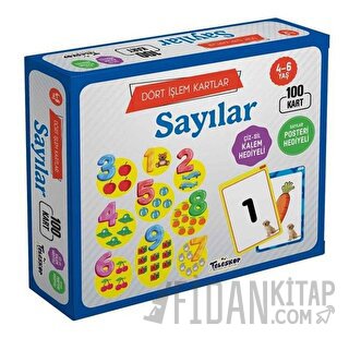 Sayılar 4 - 6 Yaş Dört İşlem Kartlar Kolektif