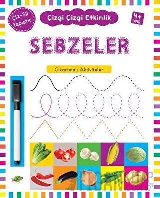 Sebzeler 4 Yaş ve Üstü - Çizgi Çizgi Etkinlik Kolektif