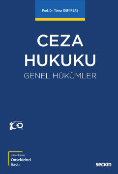 Ceza Hukuku Genel Hükümler Timur Demirbaş