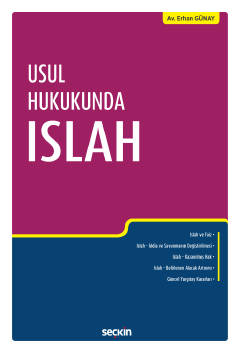 Usul Hukukunda Islah Erhan Günay