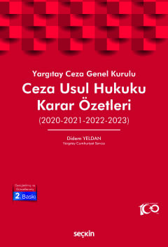 Yargıtay Ceza Genel Kurulu Ceza Usul Hukuku Karar Özetleri &#40;2020–2