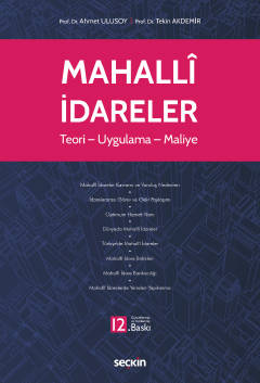 Mahallî İdareler Teori – Uygulama – Maliye Ahmet Ulusoy