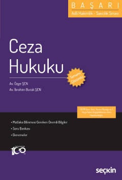 Adli Hakimlik – Savcılık SınavıBAŞARI – Ceza Hukuku Özge Şen