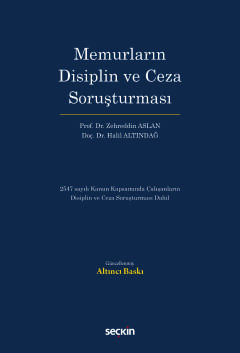 Memurların Disiplin ve Ceza Soruşturması Zehreddin Aslan