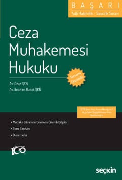 Adli Hakimlik – Savcılık SınavıBAŞARI – Ceza Muhakemesi Hukuku Özge Şe