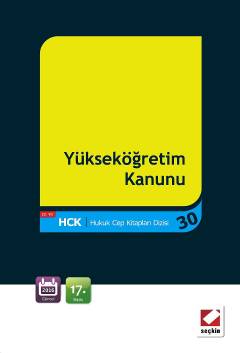 Yükseköğretim Kanunu &#40;Cep Kitabı&#41; Seçkin Yayıncılık