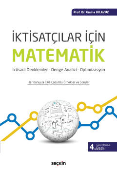 İktisatçılar İçin Matematik İktisadi Denklemler – Denge Analizi – Opti