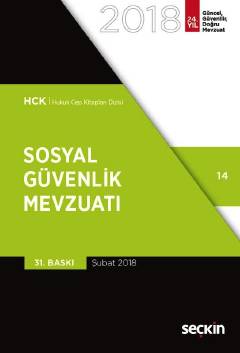 Sosyal Güvenlik Mevzuatı &#40;Cep Kitabı&#41; Seçkin Yayıncılık