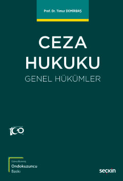 Ceza Hukuku Genel Hükümler Timur Demirbaş