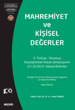 Mahremiyet ve Kişisel Değerler &#40;Türkiye–Slovenya X. Karşılaştırmal