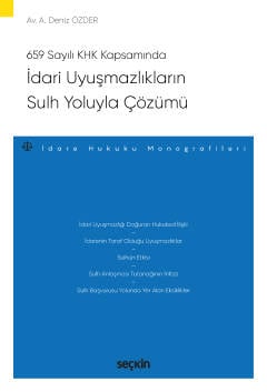 659 Sayılı Kanun Hükmünde Kararname Kapsamındaİdari Uyuşmazlıkların Su