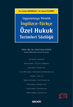 Uygulamaya Yönelikİngilizce–TürkçeÖzel Hukuk Terimleri Sözlüğü Cihad F