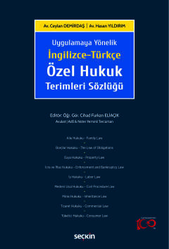 Uygulamaya Yönelikİngilizce–TürkçeÖzel Hukuk Terimleri Sözlüğü Cihad F