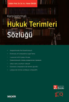 KarşılaştırmalıHukuk Terimleri Sözlüğü Yener Ünver