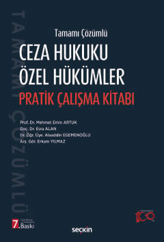 Tamamı ÇözümlüCeza Hukuku Özel Hükümler Pratik Çalışma Kitabı Mehmet E