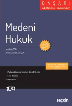 Adli Hakimlik – Savcılık SınavıBAŞARI – Medeni Hukuk Özge Şen