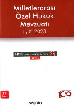 Milletlerarası Özel Hukuk Mevzuatı Seçkin Yayıncılık