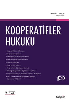 Kooperatifler Hukuku Mahmut Coşkun