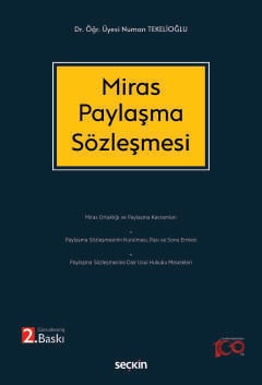 Miras Paylaşma Sözleşmesi Numan Tekelioğlu