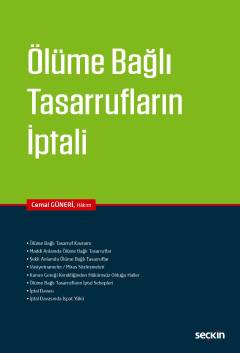 Ölüme Bağlı Tasarrufların İptali Cemal Güneri