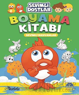 Sevimli Dostlar Boyama Kitabı - Sevimli Hayvanlar Özge Gökçek