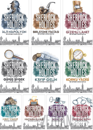 Sherlock Holmes Seti - 10 Kitap Takım Sir Arthur Conan Doyle