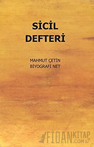 Sicil Defteri Mahmut Çetin