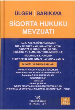 Sigorta Hukuku Mevzuatı (Ciltli) Hüseyin Ülgen