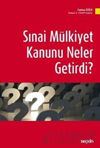 Sınai Mülkiyet Kanunu Neler Getirdi&#63; Fatma Özer