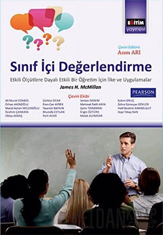 Sınıf İçi Değerlendirme James H. McMillan