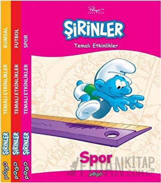 Şirinler Temalı Aktiviteler Seti (3 Kitap Takım) Kolektif