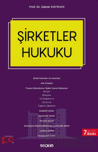 Şirketler Hukuku Şaban Kayıhan