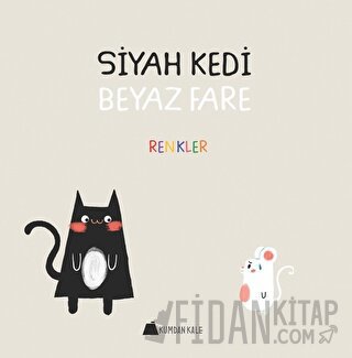 Siyah Kedi Beyaz Kedi - Renkler Duygu Yardımcı